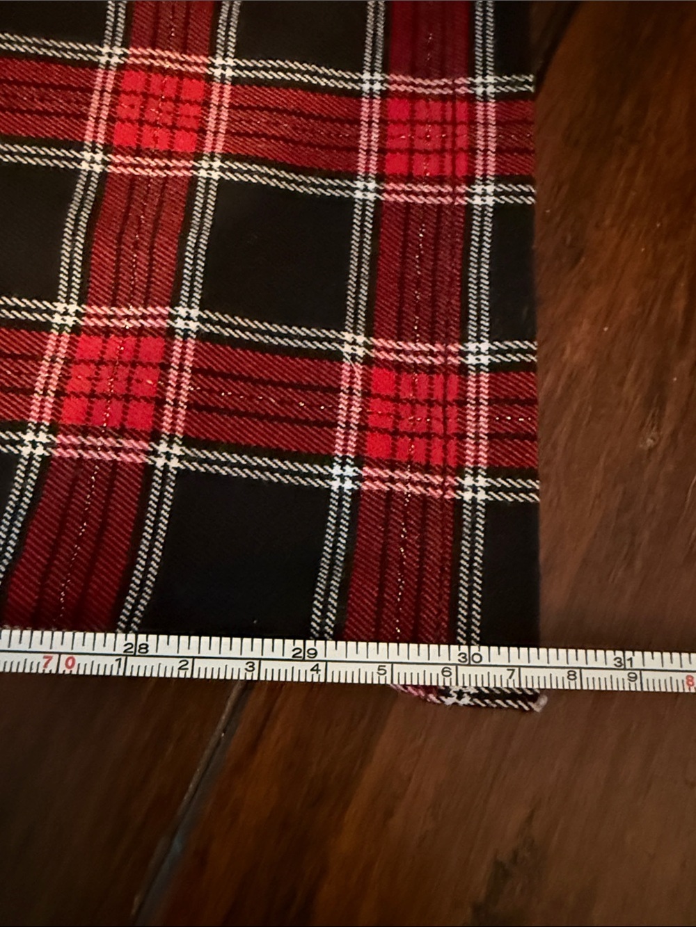 Tommy Jeans Tommy Hilfiger Y2K vintage retro red/black tartan plaid pants size 5 - Picture 14 of 15